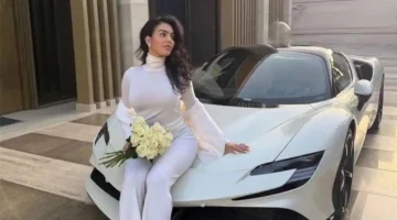 500 ألف دولار.. جورجينا تظهر بسيارة فيراري بيضاء جديدة ومبهرة في الرياض